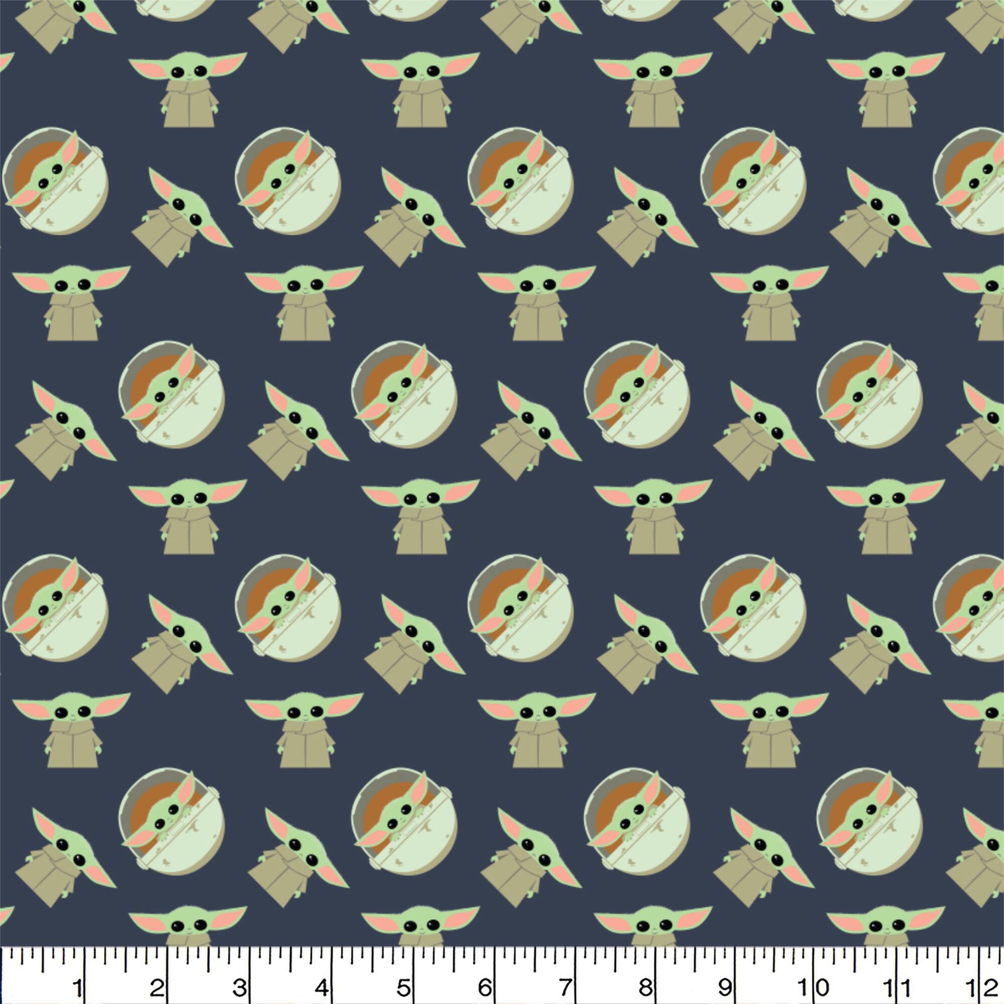 Star Wars™ Baby Yoda Toss Cotton Fabric
